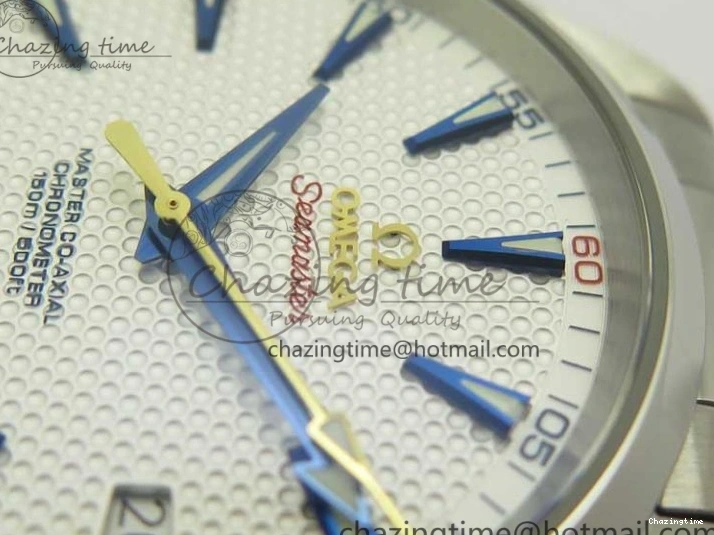 0121 Bright Aqua Terra Master Ryder Cup Edition VSF 1:1 Best Edition White Textured Dial on SS Bracelet A8500 Super Clone 8018